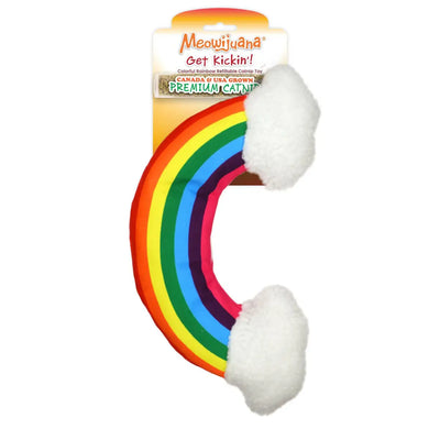 Meowijuana Get "Kickin'" Rainbow Kicker Cat Toy Meowijuana®