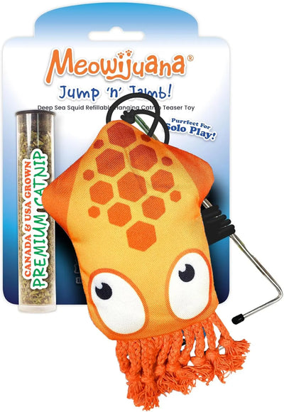 Meowijuana Jump 'n' Jamb Deep Sea Squid Cat Toy Meowijuana®