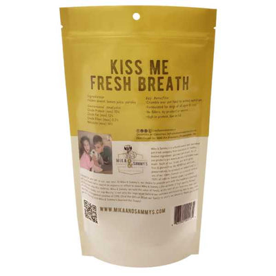 Mika & Sammys Kiss Me Fresh Breath Dehydrated Dog Treats 5oz Mika & Sammys