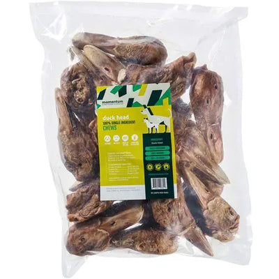 Momentum Carnivore Nutrition Freeze-Dried Duck Head Dog Chew 18ct Momentum
