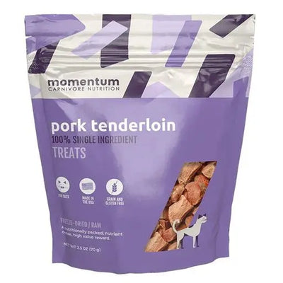 Momentum Pork Tenderloin Freeze Dried Cat Treats 2.5oz Momentum