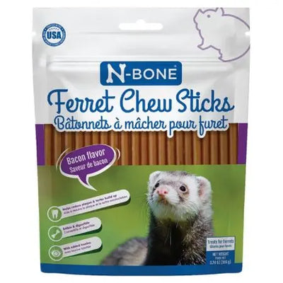 N-Bone Ferret Chew Sticks Ferret Treats 3.74 oz N-Bone