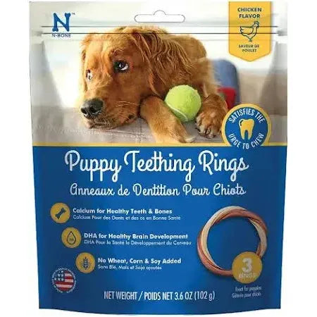 N-Bone® Puppy Teething Rings Chicken Treats 3 Count N-Bone®