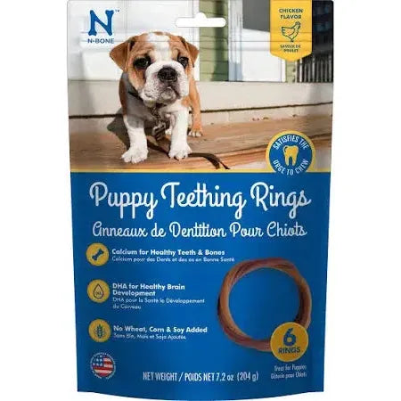 N-Bone® Puppy Teething Rings Chicken Treats 6 Count N-Bone®