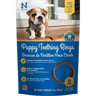 N-Bone® Puppy Teething Rings Chicken Treats 6 Count N-Bone®