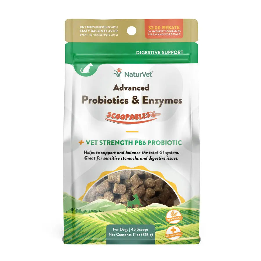 NaturVet Scoopables Advanced Probiotics and Enzymes for Dogs 11 oz Naturvet®