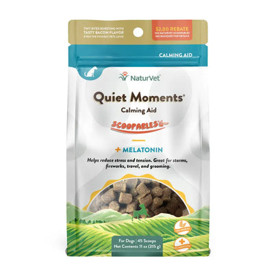 NaturVet Scoopables Quiet Moments Calming Aid +Melatonin For Dogs 11 oz Naturvet®