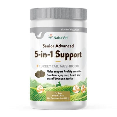 NaturVet Senior Advanced 5-in-1 Support Soft Chew 60 ct Naturvet®