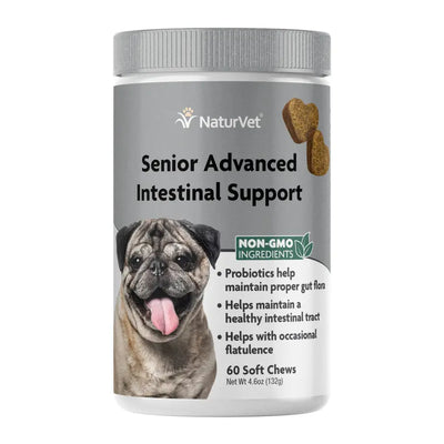 NaturVet Senior Advanced Intestinal Support Soft Chew 60 ct Naturvet®