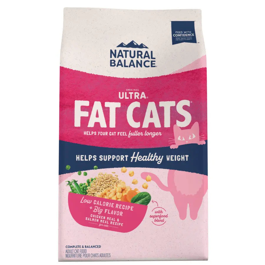 Natural Balance Pet Foods Fat Cats Low Calorie Dry Cat Food Chicken & Salmon Natural Balance