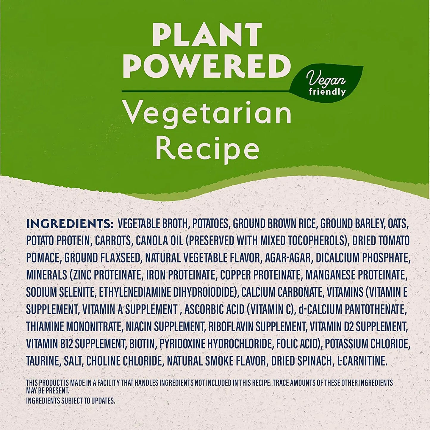 Natural Balance Pet Foods L.I.D Plant Powered Vegetarian Wet Dog Food 12ea/13 oz Natural Balance