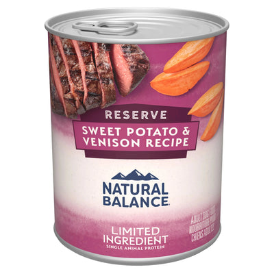 Natural Balance Pet Foods L.I.D.  Sweet Potato & Venison Wet Dog Food 12ea/13 oz Natural Balance
