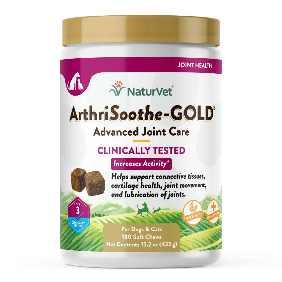 Naturvet® ArthriSoothe-GOLD® Wheat Free Level 3 Advanced Care Dogs & Cats Soft Chews Naturvet®
