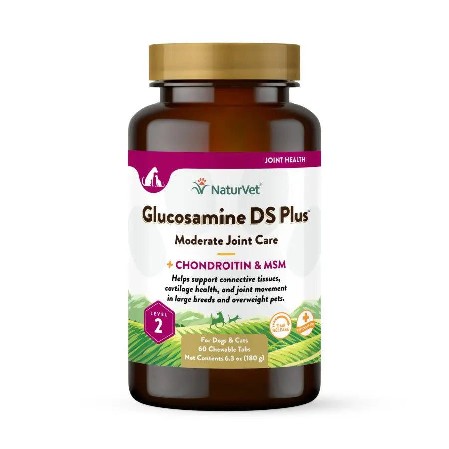Naturvet® Glucosamine DS Plus™ Level 2 Moderate Care Dogs Chewable Tablets 60 Count Naturvet®