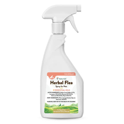 Naturvet® Herbal Flea With Essential Oils Dogs & Cats Spray 16 Oz Naturvet®
