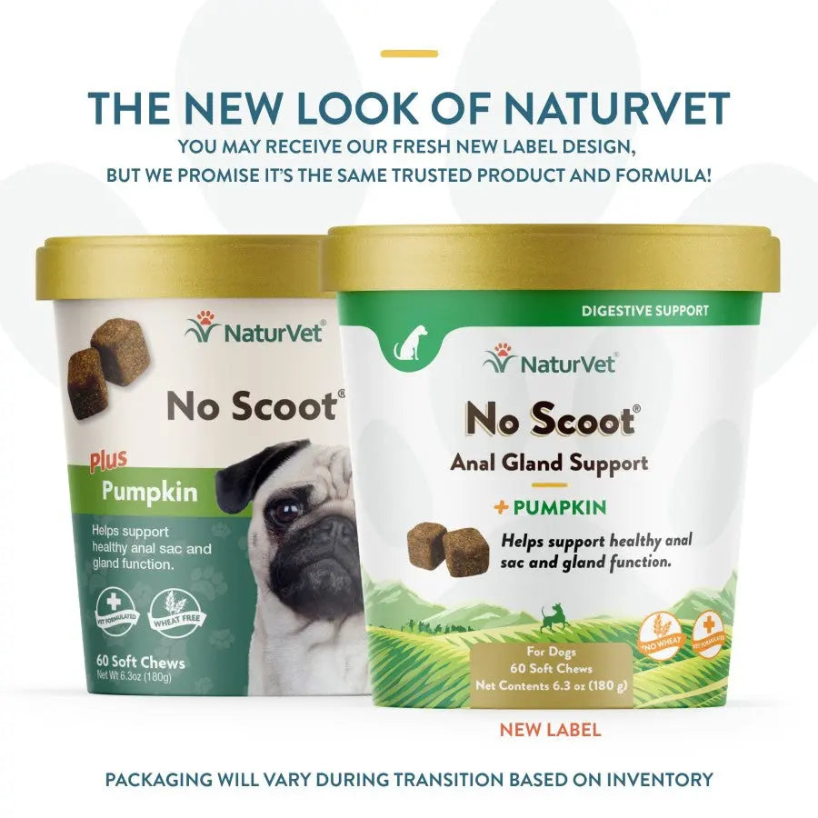Naturvet® No Scoot® Wheat Free Plus Pumpkin Dogs Soft Chews 60 Count Naturvet®