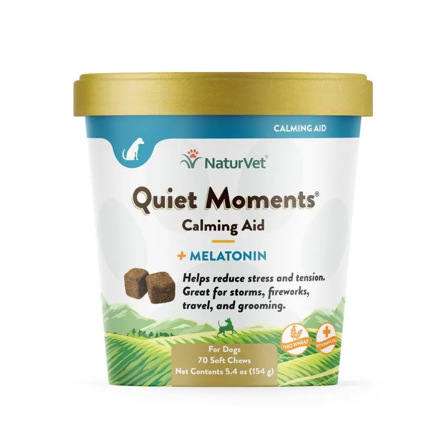 Naturvet® Quiet Moments® Wheat Free Calming Aid Plus Melatonin Dogs Soft Chews Naturvet®
