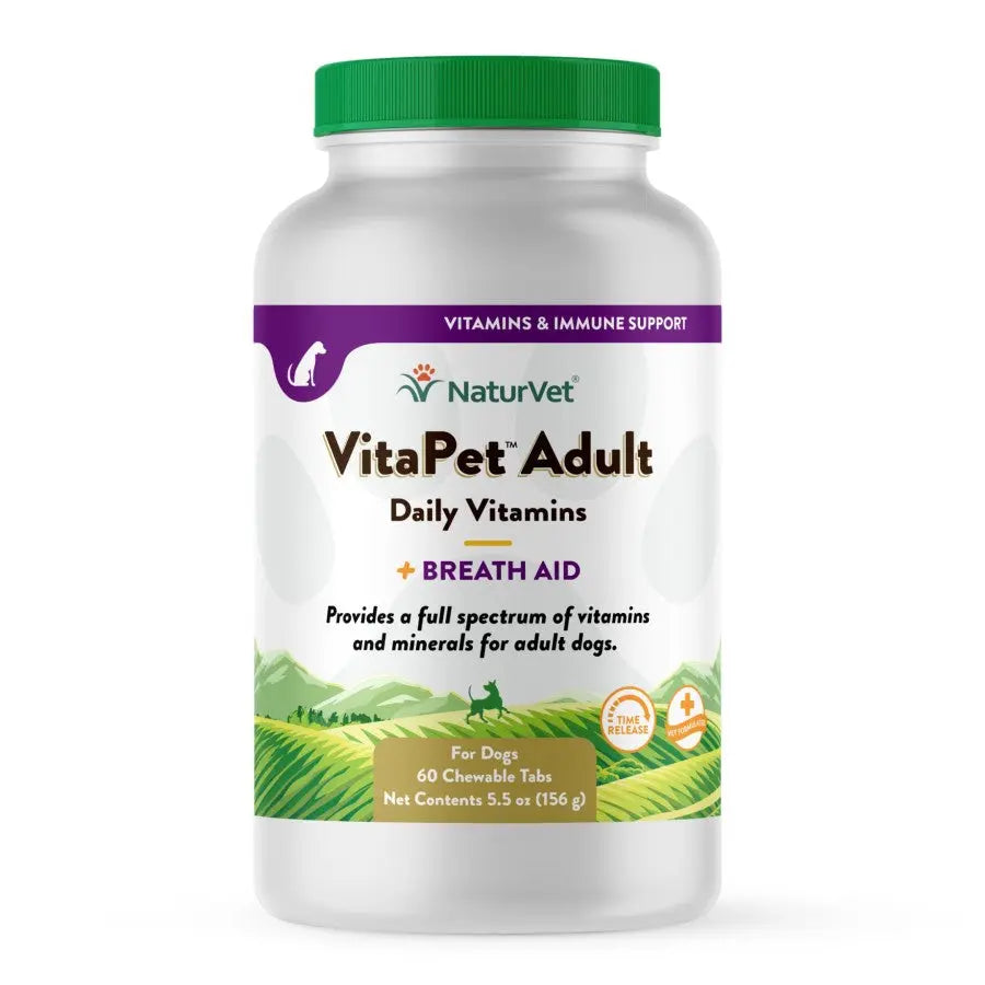 Naturvet® VitaPet™ Daily Vitamins Plus Breath Aid Dogs Chewable Tablets Naturvet®
