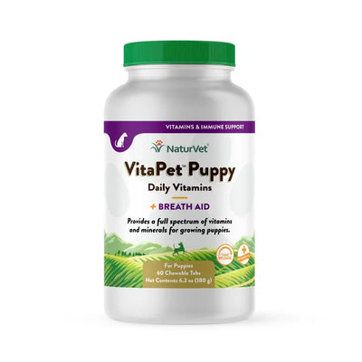 Naturvet® VitaPet™ Daily Vitamins Plus Breath Aid Puppies Chewable Tablets 60 Count Naturvet®