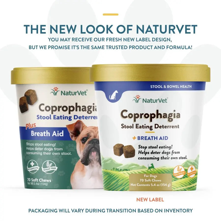Naturvet® Wheat Free Coprophagia Stool Eating Deterrent Plus Breath Aid Dog Soft Chews 70 Count Naturvet®