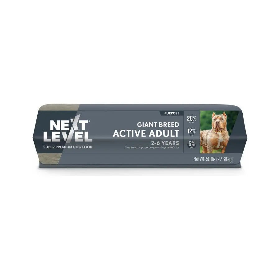 Next Level Giant Breed Active Adult Dry Dog Food 50 lb Next Level