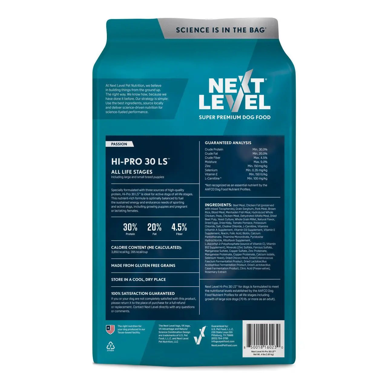 Next Level Hi Pro 30 LS All Life Stages Dry Dog Food