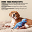 Nocciola Dinosaur Adventure Plush Dog Toy - 9-in-1 Interactive Fun Nocciola