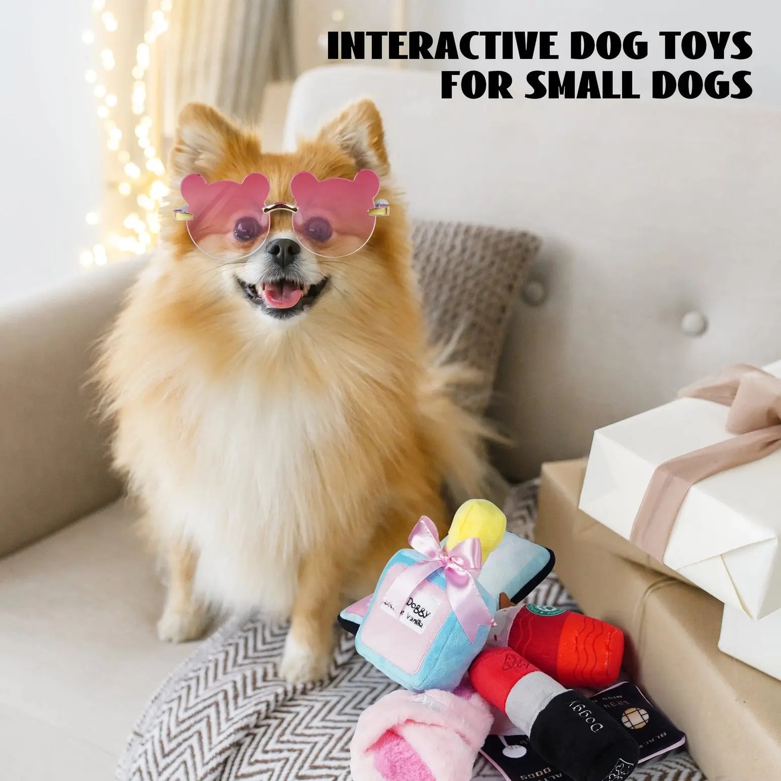 Nocciola Dog Toys Set - Perfect for Play, Gifting & Dress-Up Nocciola