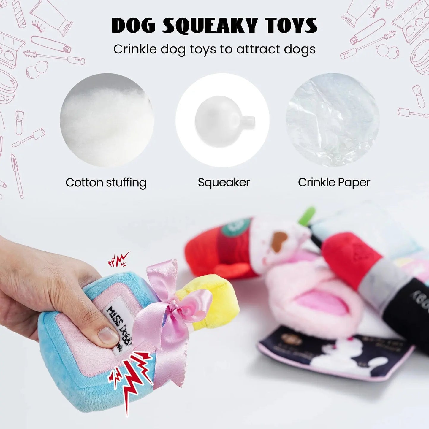 Nocciola Dog Toys Set - Perfect for Play, Gifting & Dress-Up Nocciola