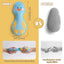 Comparison image shows Nocciola Durable Duck Squeaky Dog Toy for Aggressive Chewers—vibrant, duck-shaped (11.6 x 5.5), safe for unsupervised play—beside a plain gray “Others” toy that needs supervised play.