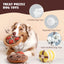 Nocciola Food-Themed Puzzle Dog Toys with Crinkle and Squeak Sounds Nocciola