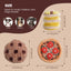 Nocciola Food-Themed Puzzle Dog Toys with Crinkle and Squeak Sounds Nocciola