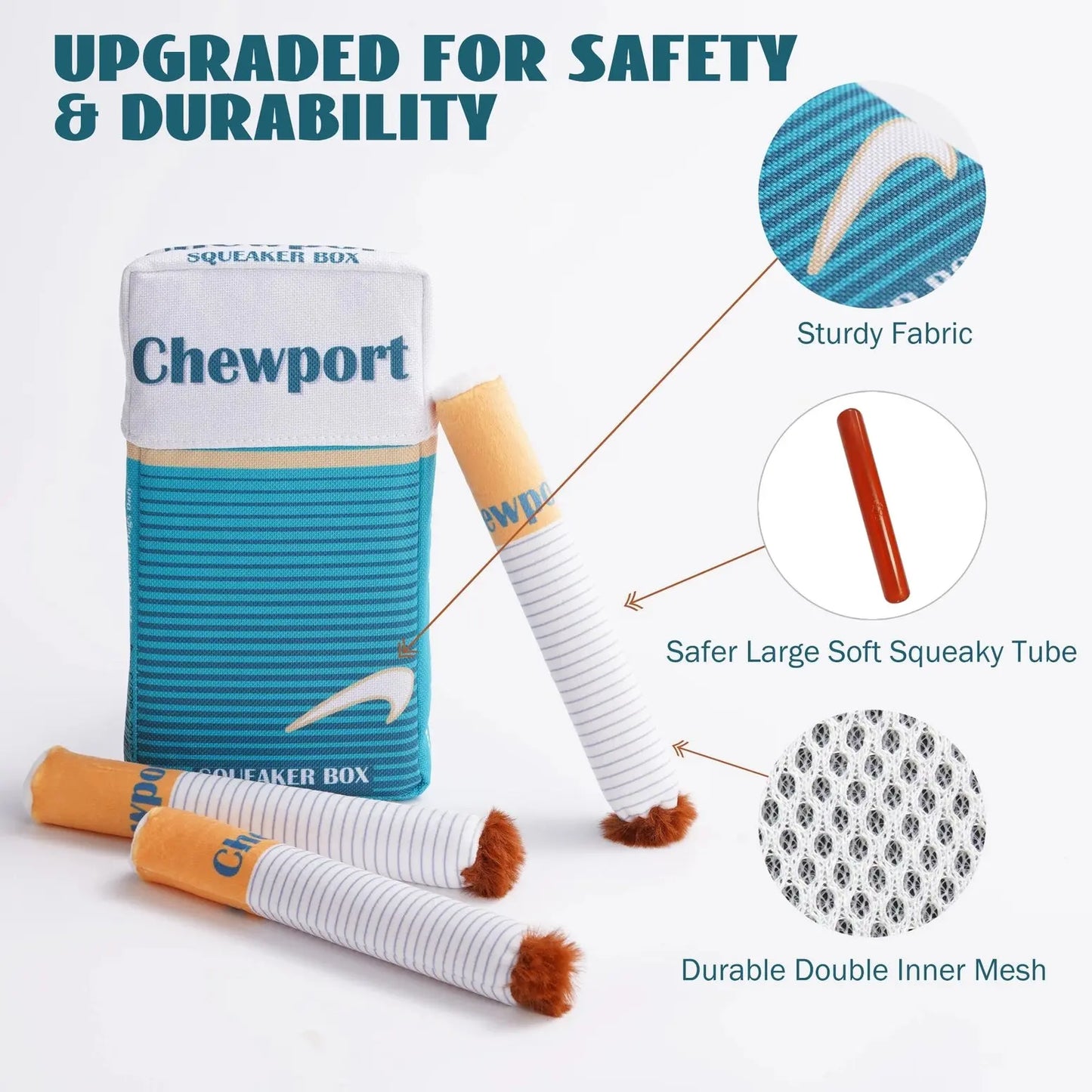 Nocciola Giggle Chew Stick - Interactive Toy for Dogs Nocciola