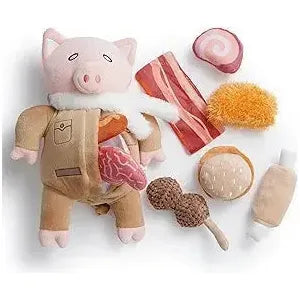 Nocciola Hide-and-Seek Pig Toy Bundle for Dogs Nocciola