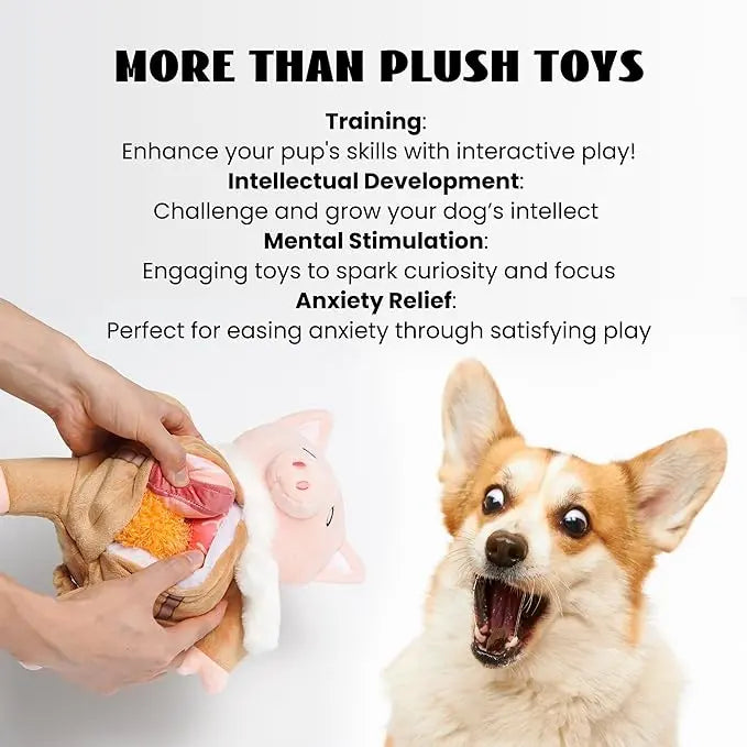 Nocciola Hide-and-Seek Pig Toy Bundle for Dogs Nocciola