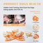 Nocciola Interactive Tangerine Plush Dog Toys with Hidden Surprises Nocciola