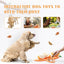Nocciola Interactive Tangerine Plush Dog Toys with Hidden Surprises Nocciola