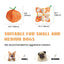 Nocciola Interactive Tangerine Plush Dog Toys with Hidden Surprises Nocciola