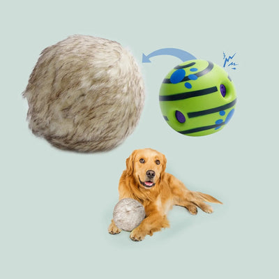 Nocciola Wobble Giggle Ball - Interactive Toy for Dogs of All Sizes Nocciola
