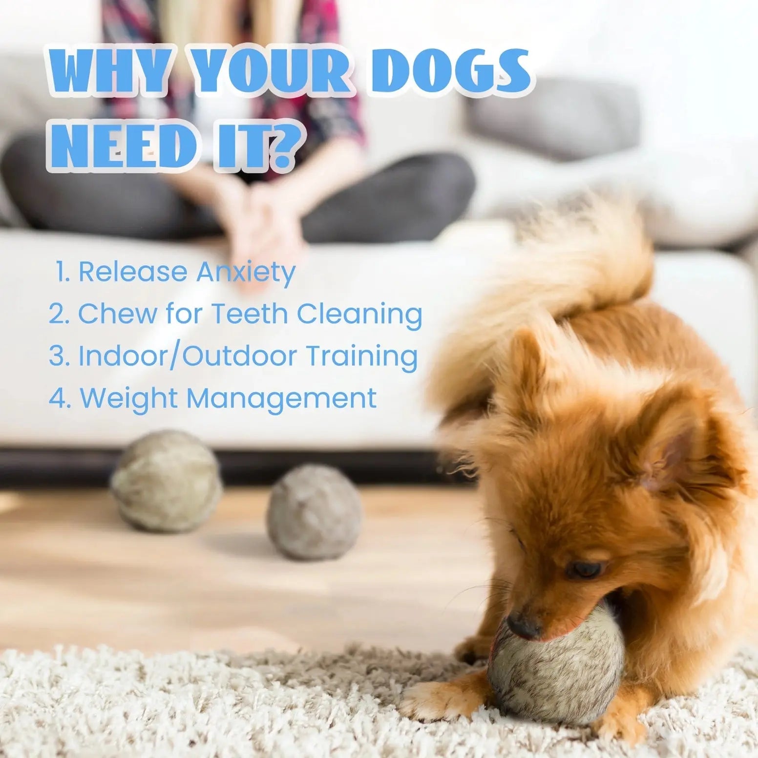 Nocciola Wobble Giggle Ball - Interactive Toy for Dogs of All Sizes Nocciola