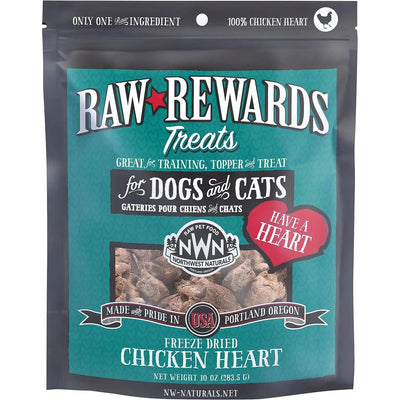 Northwest Naturals Chicken Heart Freeze-Dried Treats for Dogs and Cats Northwest Naturals