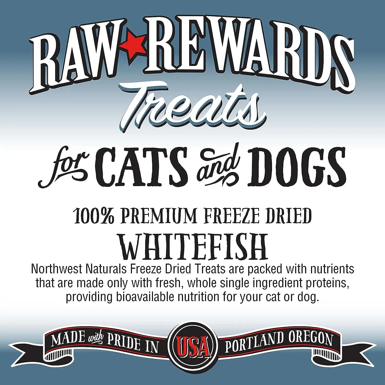 Northwest Naturals Whitefish Freeze-Dried Treats for Dogs and Cats Northwest Naturals