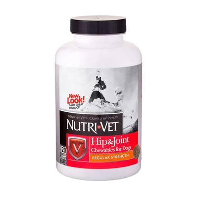 Nutri-Vet Hip & Joint Early Care Liver Chewables 120 Tablets Nutri-Vet