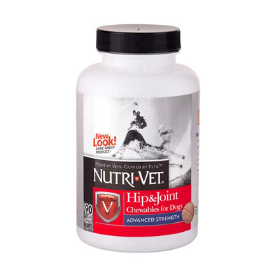 Nutri-Vet Hip & Joint Veterinary Strength Liver Chewables 90 ct Nutri-Vet