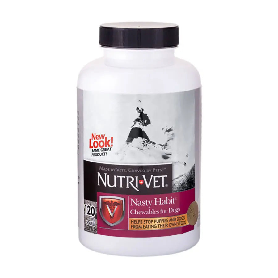 Nutri-Vet Nasty Habit for Dogs Liver Chewables 120 ct Nutri-Vet