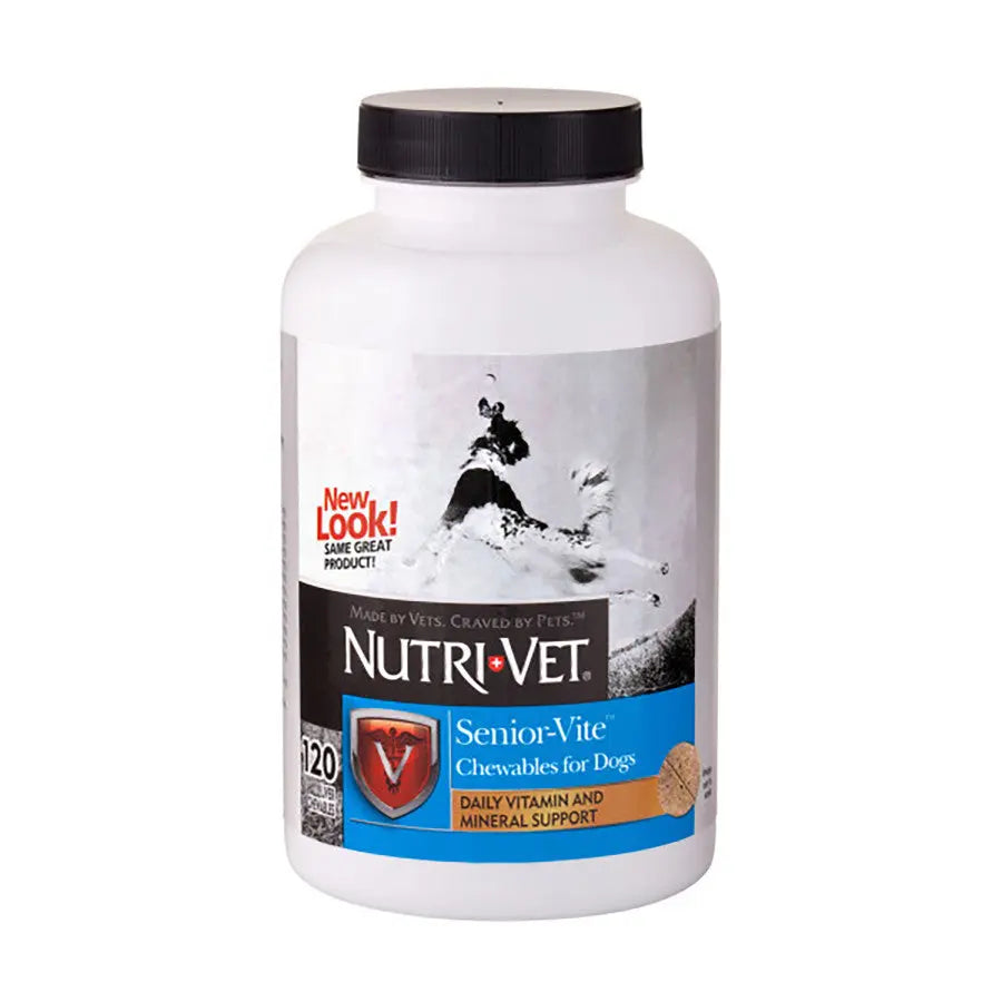 Nutri-Vet Senior-Vite Liver Chewables 120 ct Nutri-Vet