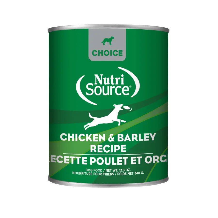 NutriSource Choice Canned Dog Food 12ea/12.3 oz NutriSource