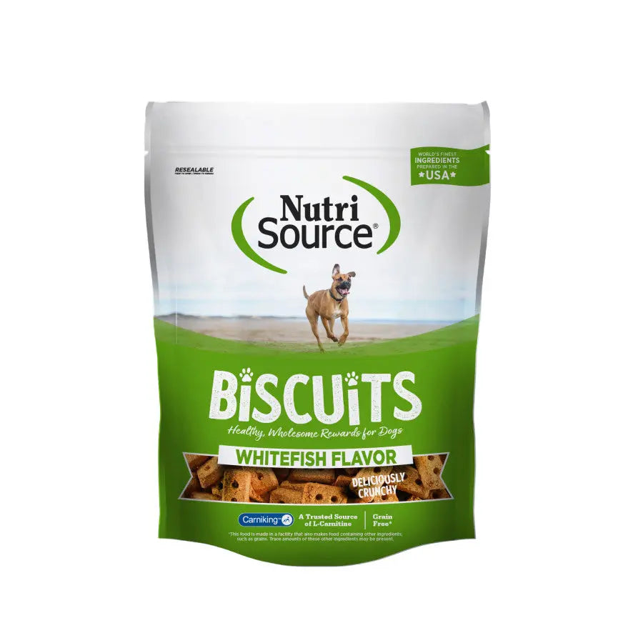 NutriSource Grain Free Biscuits Dog Treats 14 oz NutriSource