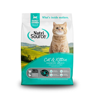 NutriSource Grain Free Country Select Cat & Kitten Dry Cat Food NutriSource