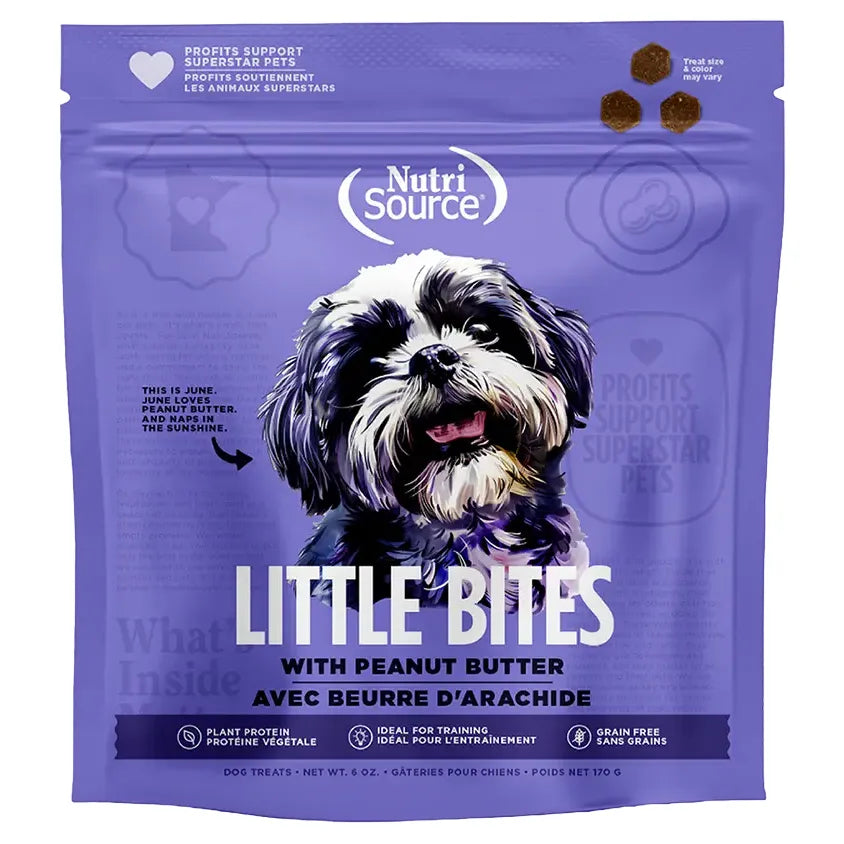 NutriSource Little Bites Grain Free Training Dog Treats 6 oz NutriSource